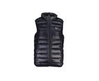 Sleeveless Polyamide Jacket with Pockets and Logo