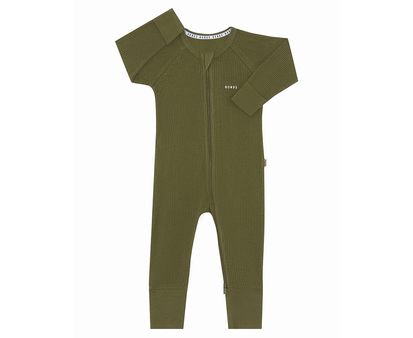 Bonds Baby Waffle Zippy Wondersuit - Hiker Green