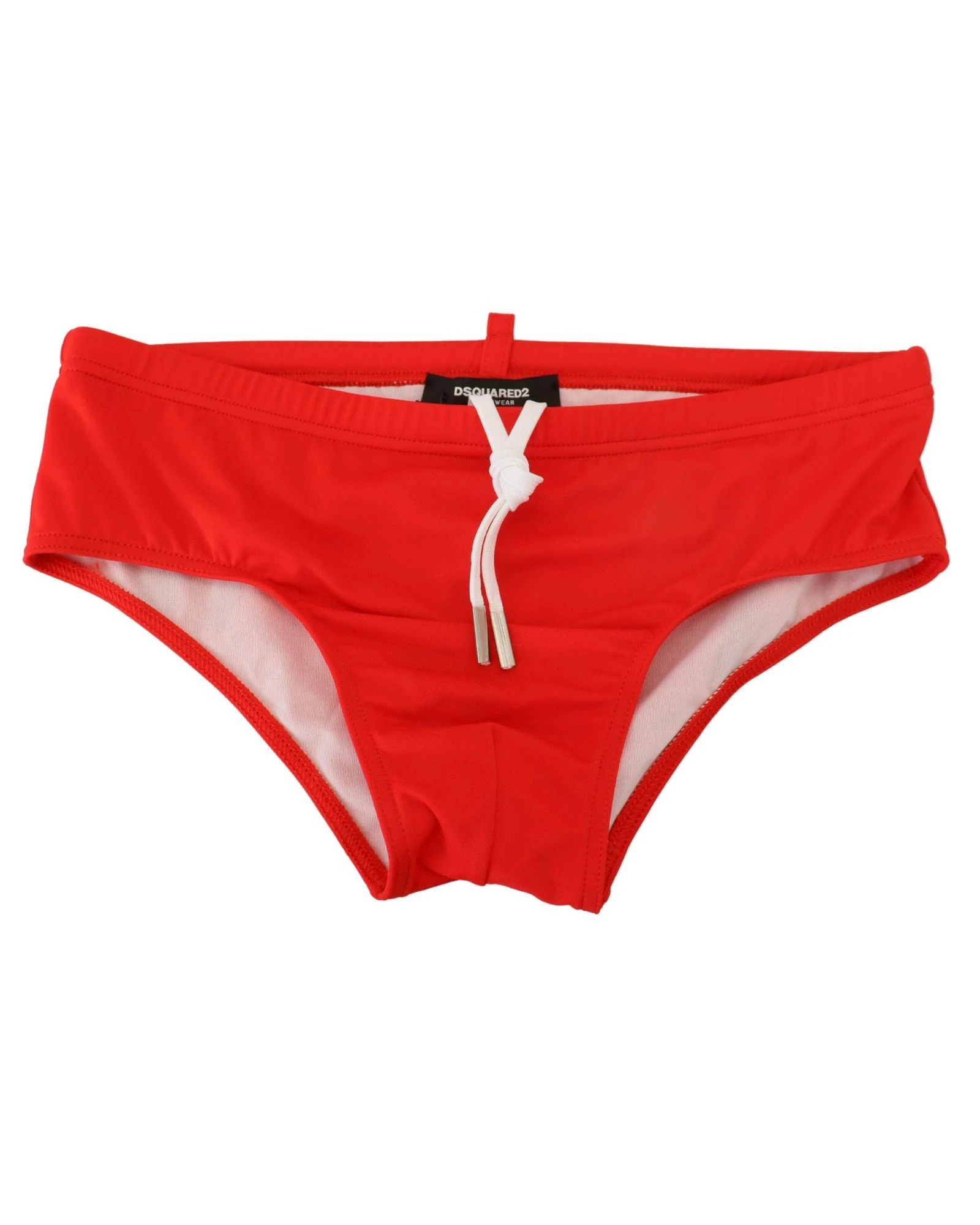 Red Black ICON Print Swim Brief