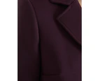 Luxurious Wool-Cashmere Trench Coat in Plush