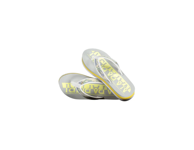 Contrasting  Flip Flop with Logo Detail