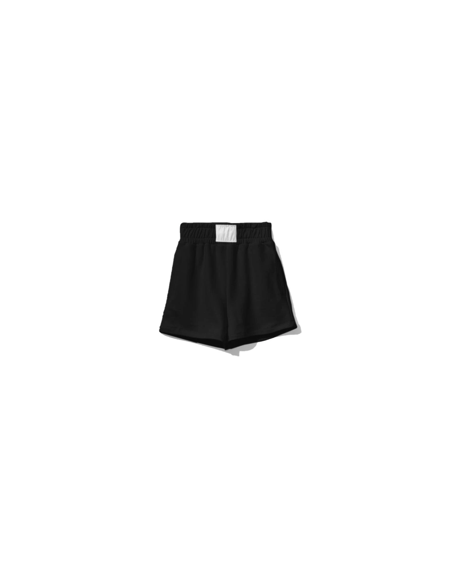 Logo Patch  Cotton Shorts