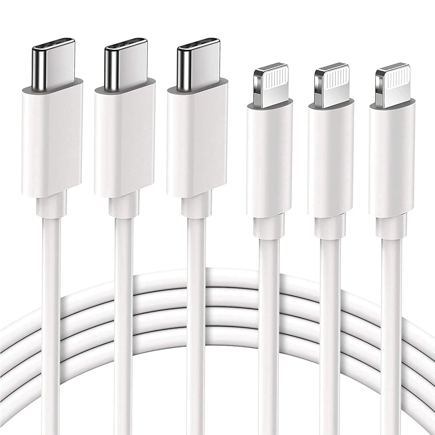 [3 Pack] USB-C to L 20W Fast Charging iPhone Cable -USB C iPhone Charger Cord for iPhone 14 Plus 13 12 11 Pro Max