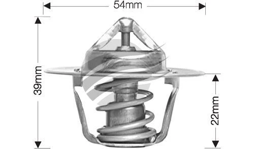 Dayco Thermostat for Holden Vectra 3/2003 - 12/2006 2.2L 4 cyl 16V DOHC MPFI ZC 108kW Z22SE