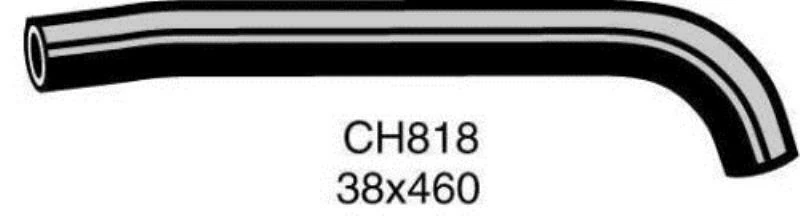 Mackay Rubber top radiator hose for Holden HX Statesman 253cid 4.2 Radiator Hose