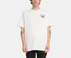 Salty Crew Men's Angler Standard Short Sleeve Tee / T-Shirt / Tshirt - White