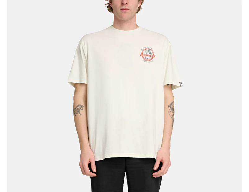 Salty Crew Men's Interclub Premium Short Sleeve Tee / T-Shirt / Tshirt - Bone
