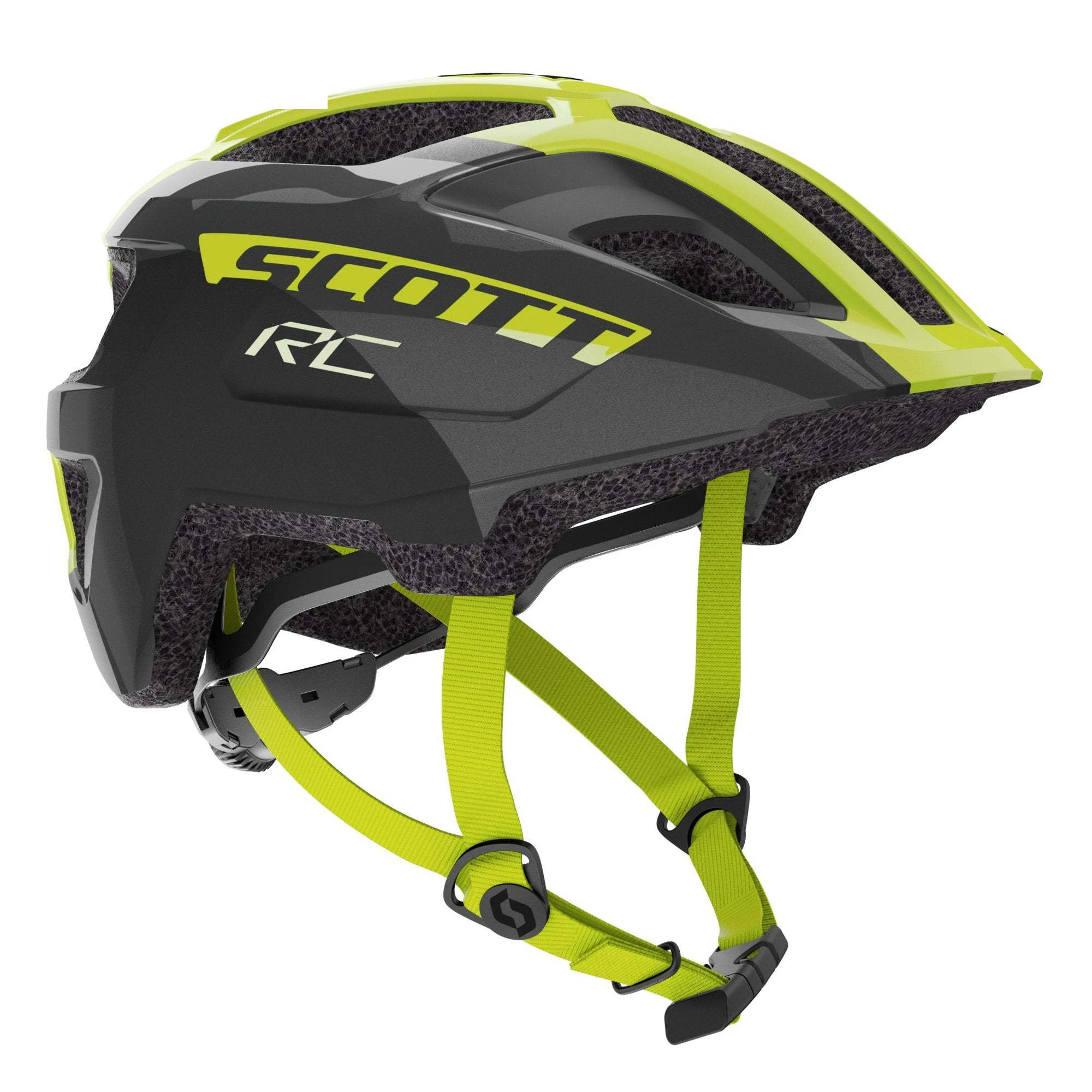 Scott Spunto Junior Kids Helmet - Black/Radium Yellow