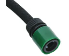 vidaXL Garden Soaker Hose Black 0.6" 50 m Rubber