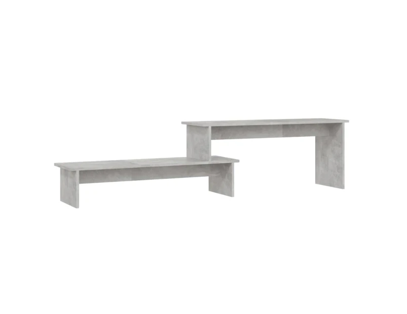 vidaXL TV Cabinet Concrete Grey 180x30x43 cm Engineered Wood