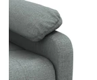 vidaXL Massage Chair Dark Grey Fabric