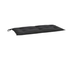 vidaXL Garden Bench Cushion Black 110x50x7 cm Oxford Fabric