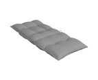 vidaXL Highback Chair Cushions 4 pcs Grey Oxford Fabric