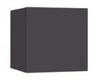 vidaXL Wall Mounted TV Cabinets 8 pcs Grey 30.5x30x30 cm