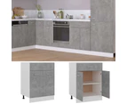 vidaXL Drawer Bottom Cabinet Concrete Grey 60x46x81.5 cm Engineered Wood