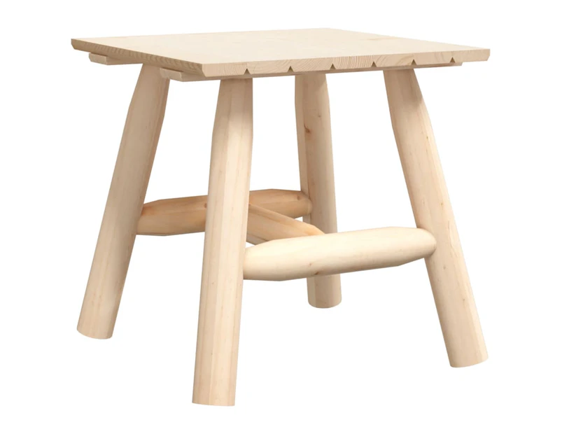 vidaXL Side Table 49x49x50 cm Solid Wood Spruce