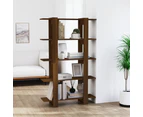 vidaXL Book Cabinet/Room Divider Brown Oak 100x30x160 cm