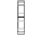 vidaXL 4-Tier Book Cabinet White 60x30x140 cm Engineered Wood