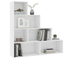 vidaXL Book Cabinet/Room Divider White 155x24x160 cm Engineered Wood