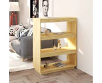 vidaXL Book Cabinet/Room Divider 80x35x103 cm Solid Pinewood