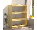 vidaXL Book Cabinet/Room Divider 80x35x103 cm Solid Pinewood