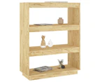 vidaXL Book Cabinet/Room Divider 80x35x103 cm Solid Pinewood