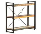 vidaXL 3-Tier Bookcase 90x30x80 cm Solid Reclaimed Wood