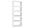 vidaXL Book Cabinet/Room Divider White 60x30x166 cm Engineered Wood