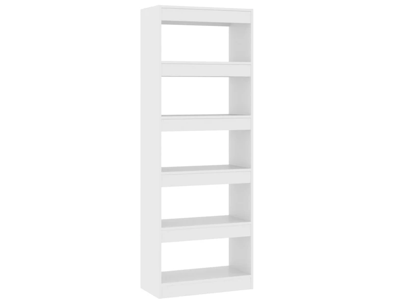 vidaXL Book Cabinet/Room Divider White 60x30x166 cm Engineered Wood