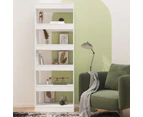 vidaXL Book Cabinet/Room Divider White 60x30x166 cm Engineered Wood