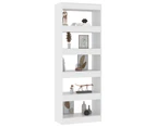 vidaXL Book Cabinet/Room Divider White 60x30x166 cm Engineered Wood