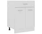 vidaXL Drawer Bottom Cabinet White 60x46x81.5 cm Engineered Wood