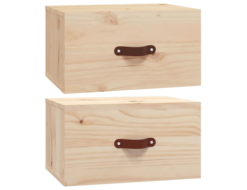 vidaXL Wall-mounted Bedside Cabinets 2 pcs 40x29.5x22 cm