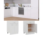 vidaXL Drawer Bottom Cabinet White 60x46x81.5 cm Engineered Wood