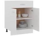 vidaXL Drawer Bottom Cabinet White 60x46x81.5 cm Engineered Wood