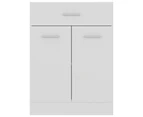 vidaXL Drawer Bottom Cabinet White 60x46x81.5 cm Engineered Wood