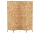 vidaXL Room Divider 4-Panel 163x180 cm Water Hyacinth