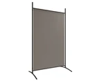 vidaXL 2-Panel Room Divider Anthracite 175x180 cm Fabric