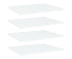 vidaXL Bookshelf Boards 4 pcs White 60x50x1.5 cm Engineered Wood