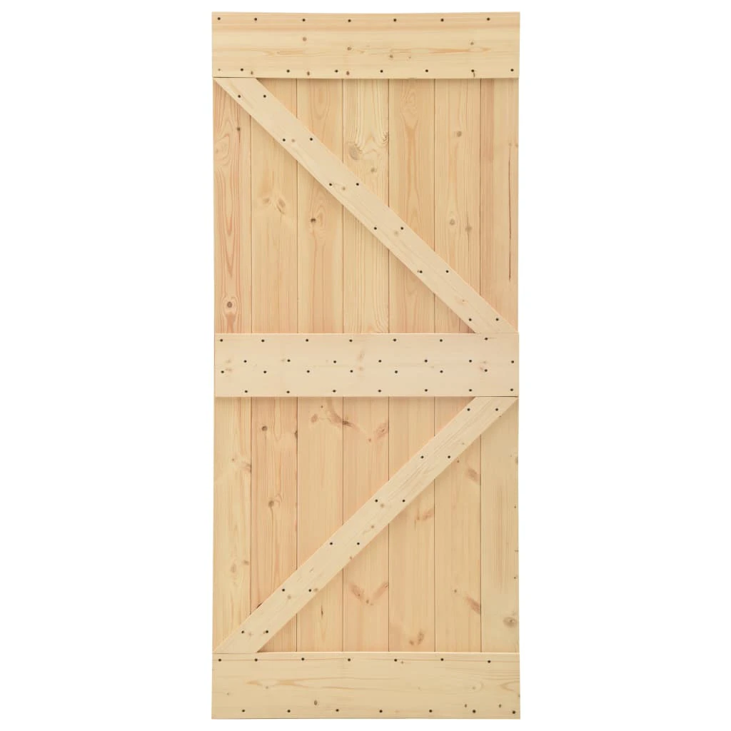 vidaXL Door 80x210 cm Solid Pine Wood