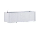 vidaXL Garden Raised Bed with Self Watering System White 100x43x33 cm