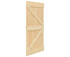 vidaXL Door 80x210 cm Solid Pine Wood