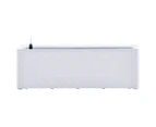 vidaXL Garden Raised Bed with Self Watering System White 100x43x33 cm