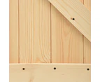 vidaXL Door 80x210 cm Solid Pine Wood