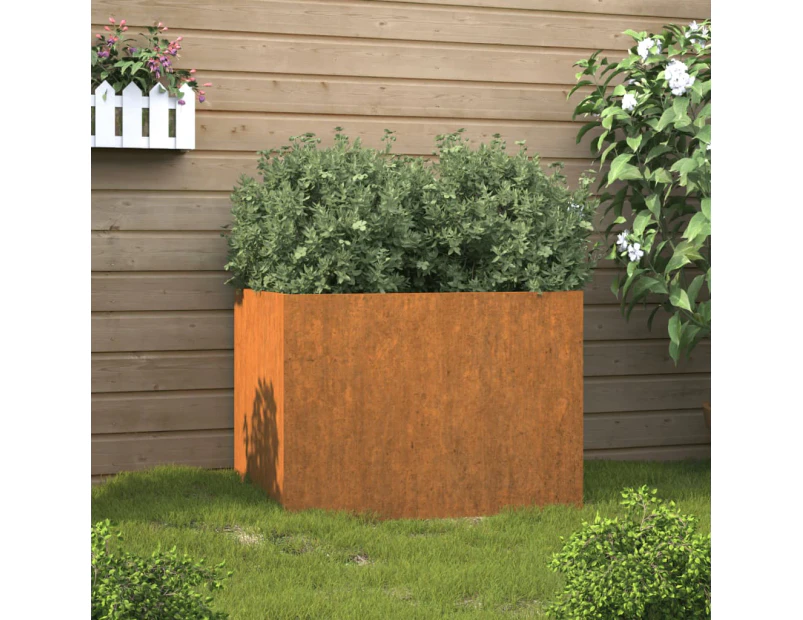 vidaXL Planter 62x47x46 cm Corten Steel