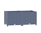 vidaXL Raised Bed 80x40x38 cm Polypropylene