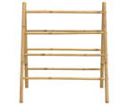 vidaXL Double Towel Ladder with 4 Rungs 90x50x100 cm Bamboo