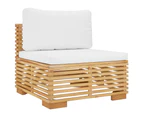 vidaXL 6 Piece Garden Lounge Set with Cushions Solid Wood Teak