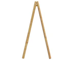 vidaXL Double Towel Ladder with 4 Rungs 90x50x100 cm Bamboo