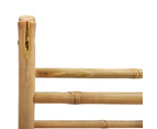 vidaXL Double Towel Ladder with 4 Rungs 90x50x100 cm Bamboo